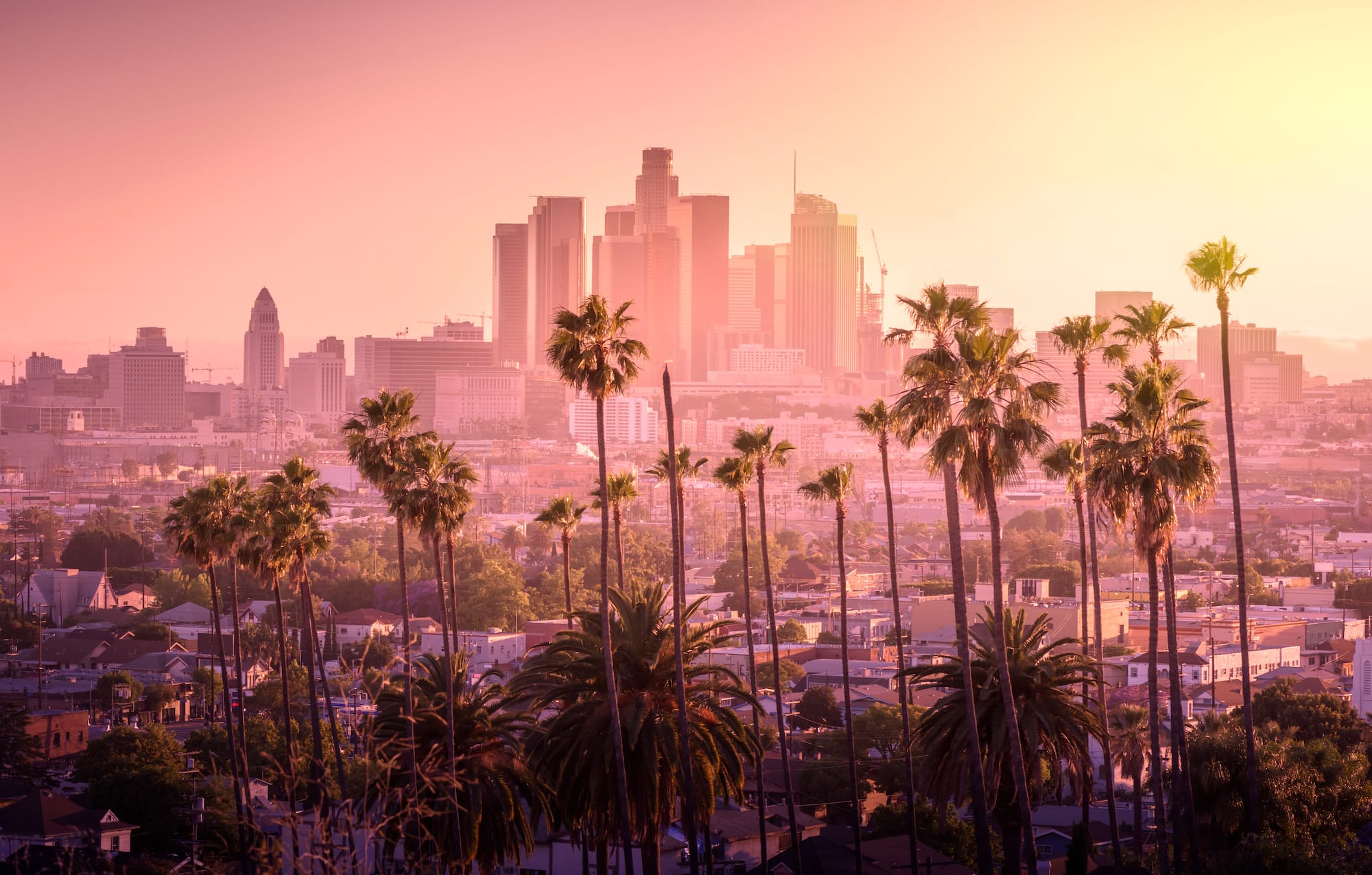 Imagen del horizonte de Los Ángeles